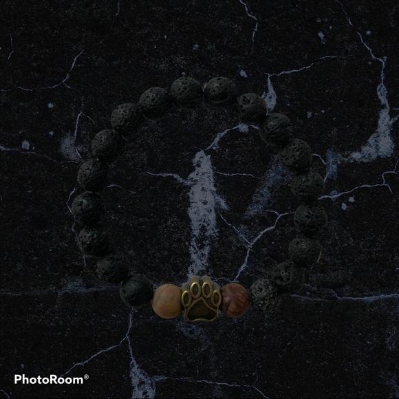 Brown and Black Stone Bracelet - Picture 1 of 3